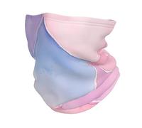 Watercolor Charming Scales Sciarpa A Mezza Faccia Traspirante Ghetta da Collo Elastico Headwrap per Sports Outdoor Uomo 30X26Cm