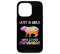 Watercolor Colorful Capybara Just a girl who loves Capybaras Custodia per iPhone 13 Pro