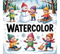 Watercolor Coloring Book for Kids Ages 2-8: Calm And Engaging Activity Relaxing Simple Pictures Easter Basket Gift For Kids Screen Free Quiet Time ... Activity Relaxing Simple Pictures Easter Bas