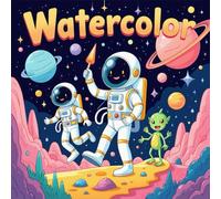 Watercolor Coloring Book for Kids Ages 2-8: Cute Build Focus For Early Learners Easy Outlines Halloween Activity Improve Fine Motor Skills Boost ... Early Learners Easy Outlines Halloween Activ