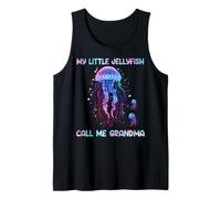 Watercolor Fish Sea My Little Jellyfish Call Me Grandma Canotta