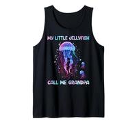Watercolor Fish Sea My Little Jellyfish Call Me Grandpa Canotta