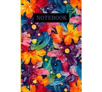 Watercolor Floral Notebook | Bright Flower Print Journal for Women | 6x9” Lined Writing Journal with 109 Pages | Colorful Aesthetic Notebook for ... for women, students, and creative minds.