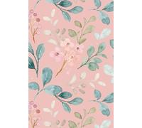 Watercolor Floral Notebook - Peach Pink Background: Quaderno con fogli puntinati per Bullet Journal, per scrivere e disegnare | 200 pagine | Formato ... Floreale ad Acquerello - Sfondo Rosa Pesca