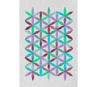 Watercolor Flower of Life Journal: Moonflower: A Paperback Lined Notebook for Writing, Reflection, and Everyday Rituals