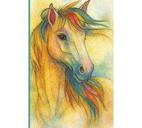Watercolor Horse Notebook: A Colorful Notebook for Writing, Journaling & Creative Ideas: Rainbow Horse Cover • 200 Wide-Ruled Pages • 6 x 9” Writing Journal for School, Notes & Everyday Thoughts