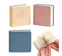 Watercolor Journal - 3-Piece 5x5cm Paper Pad | Creative Annotation Support Small Paper Pad Watercolor Journal | Compact For Beginners Artists Travel School Outdoor Journaling Drawing