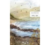 Watercolor Landscape Notebook: Dotted Journal with Mountain, Lake, and Cottage: 120 Dotted Grid Pages, 6 x 9 Inches, Perfect for Notes, Plans, and Creativity