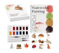 Watercolor Painting Book, Art Drawing Journal, Watercolor Workbook Set