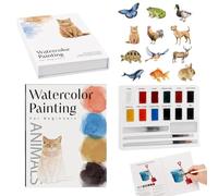 Watercolor Painting Kit - Relaxing Painting Art Projects with Brushes