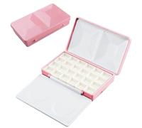 Watercolor Palette Box - Magnetic Half Pan Paint Tray With Lid