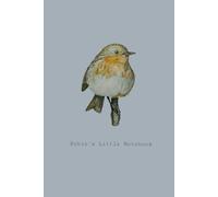 Watercolor Robin Notebook - blue: Perfect Gift for Bird Lovers, Sketching, and Journaling