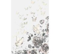 WATERCOLOR ROSE COMPOSITION NOTEBOOK B5 80SHEETS 160PAGES: Writing Journal with Meaningful Rose Quote 6.93" x 9.84" (B5 Standard Paper Size)