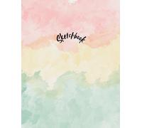 Watercolor Sketchbook: Aesthetic Blank Drawing Book for Artists, Kids, and Creative Minds,120 high-quality blank pages, 8.5x11-inch