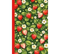 Watercolor Strawberry Notebook: A Cute & Aesthetic grid Journal with Strawberries Design - for Notes, doodling, School & Everyday Writing