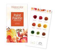 Watercolor the Easy Way Paint Palette Portfolio Autumn: 9 Premium Paint Dots