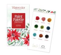 Watercolor the Easy Way Paint Palette Portfolio Christmas: 9 Premium Paint Dots