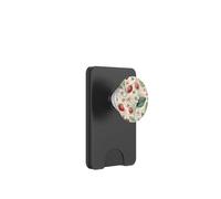 Watercolor Wild Strawberry Botanical Floral Pattern PopSockets PopWallet per MagSafe