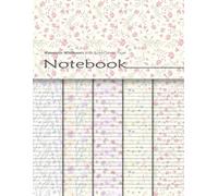 Watercolor Wildflowers Wide Ruled Colored Paper Notebook: Decorative Blank Lined Journal With Colorful Floral Backgrounds For Journaling, Scrapbooking, Diary Writing, Papercrafts