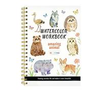 Watercolor Workbook Animal Theme Drawing Book Cute Water Color Workbook For Adults Artists Students Travelers Beginners Coffee Shop Park Home Art Class Painting Practice Pad Paper Thick Sheet