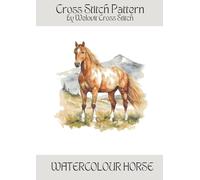 WATERCOLOUR HORSE Cross Stitch Pattern: A beautiful cross stitch pattern for your next project!