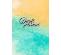 Watercolour Splash Dayli Journal: Lined Notebook | Perfect Personal Organizer with Memo Pages, Appointments, Dates to Remember, and More - Aesthetic Watercolor Cover