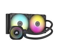 CORSAIR iCUE LINK TITAN 280 RX RGB Raffreddatore CPU a Liquido - 280mm AIO - 2x RX140 Ventole RGB Incluse - Adatto a Intel LGA 1851/1700, AMD AM5/AM4 - Hub di Sistema iCUE LINK Incluso - Nero