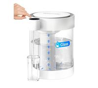 Waterdrop 0 TDS 4,7 L dispenser filtrato ricaricabile, 5 livelli zero TDS, riduce cloro, piombo, rame, grande sistema filtrazione Countertop, con 1 filtro