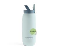 waterdrop® Borraccia con Cannuccia 600 ml, Borraccia Termica, Acciaio inox senza BPA, Borraccia Bambini, Palestra, Adulti, Bottiglia Termica per Bevande Calde e Fredde