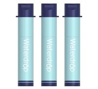 Waterdrop Cannuccia Filtrante Portatile da Campeggio, 0,1 Micron, 3 Pezzi