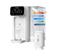Waterdrop CT01 Calda & Fredda Distributore di Acqua con Filtro, Riduce TDS, Calcare&Cloro, Conservare Minerali Importanti, 8 Stadi Filtrazione con Sterilizzazione UV, Impostazioni Temperatura (15-95℃)