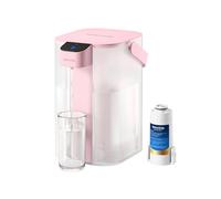 Waterdrop Instant Eletric - Brocca per acqua potabile, 3,5 l, 3 mesi, sistema per acqua potabile, riduce cloro, piombo, mercurio, PFAS, PFOA/PFOS, rosa (con 1 filtro da 757 litri)