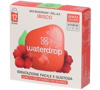 Waterdrop Microdrink - Relax Bevanda gusto Ibisco e Acerola, 12 cubetti