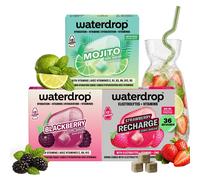 waterdrop® Mojito Set Cubetti per Acqua 36 Cubi Mojito Fragola & Mora Bevanda