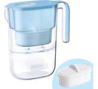 Waterdrop PT-05B Elfin Caraffa Filtrante, 2,5L, Certificata NSF, 3Mesi, Blu