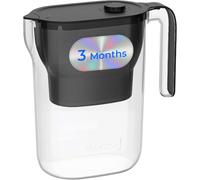 Waterdrop PT-05BL-L Caraffa Filtrante, 3 Mesi, 2,5L, Certificata NSF, Nero