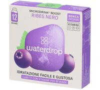 Waterdrop microdrink boost con vitamine per bevande al gusto ribes nero e sambuco 12 cubetti scadenza 05/2024