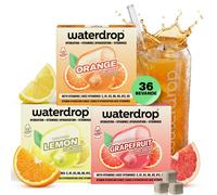 waterdrop® Set Microdrink ARANCIA LIMONE e POMPELMO 36 cubetti effervescenti