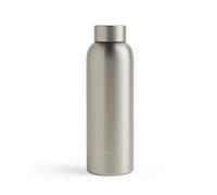 Waterdrop Thermo stainless steel bottle metallic 600 ml - Grey-brown matt