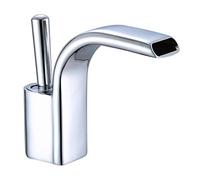 Waterfall Bathroom Sink Faucet Basin Taps Bathroom Hot And Cold Brass Bathroom Faucet Suitable for Bathroom Washbasin-Chrome