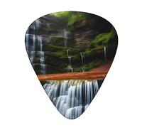 Waterfall View - Plettri colorati per chitarra, confezione da 12, per chitarra acustica, chitarra elettrica, ukulele