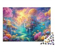 Waterfalls in A Magical Coral Stream Puzzle Da 1000 Pezzi Underwater World Giochi Di Puzzle Per La Famiglia Per Tutte Le Età 52x38cm/1000pcs