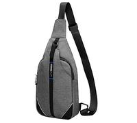 Waterfly Antifurto Zaino Monospalla Borse a Spalla Uomo Donna Sportivo Zaino a Tracolla Monospalla Borsello Petto Sling Bag per Scuola Lavoro Trekking Viaggio Uomo Tracolla