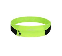 WATERFLY Marsupio da corsa: marsupio sottile per uomo e donna, supporto per telefono per allenamento, fitness, maratona, jogging, verde fluorescente
