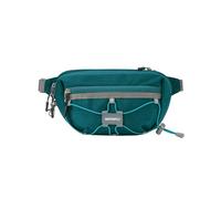 Waterfly Marsupio marsupio: marsupio con cintura regolabile, borsa a tracolla con blocco RFID antifurto, per donne e uomini, viaggi, corsa, passeggiate, escursionismo, uso quotidiano, Blu pavone