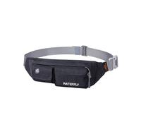 Waterfly Marsupio Running Impermeabile Piccolo per Sportivo Ciclismo Escursionismo Uomo e Donna Nero