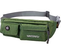 Waterfly Marsupio Running Impermeabile Piccolo per Sportivo Ciclismo Escursionismo Uomo e Donna Verde