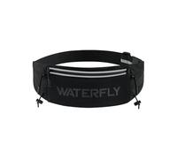 WATERFLY Marsupio Running per Uomo Donna: Cintura da Corsa con Chiusura a clip per Triathlon Maratona Porta Cellulare Corsa Running Belt con 3 Tasche per Jogging Sportivo Trekking Camminata Fitness