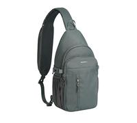 Waterfly Zaino a tracolla con tasche multiple, leggero, con RFID, antifurto, per uomini e donne, per viaggi, escursionismo, ciclismo, campeggio, sport all'aria aperta, Grigio, Formale