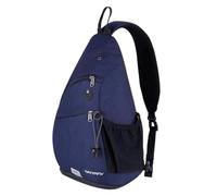 Waterfly Zaino Monospalla Portatile Sportivo Sling Bag Zaino Spalla per Uomo Donna (Blu)